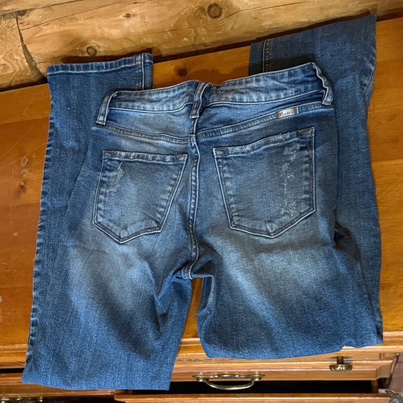 Kancan Dark Wash Distressed Jeans 26R - Picture 6 of 6